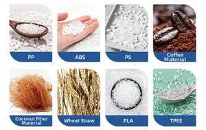 Macro detail of various sustainable materials including wheat straw and coconut fiber textures