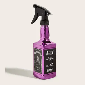 Vintage purple barber spray bottle with high-pressure fine mist for professional styling
