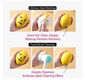 Comparaison du nettoyage en profondeur entre brosse faciale silicone et nettoyage manuel