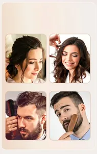 Set de peinado con cepillos de cerdas de jabalí para recogidos, secciones y cuidado de barba