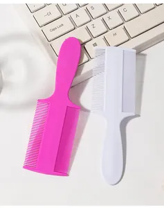 Zweiseitige feinzinkige Nissenkämme in Pink und Weiß für Kopfhautpflege und Reinigung