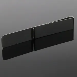 Minimalist 304 Stainless Steel Money Clip Brushed Metal Slim Wallet Credit Card Holder For Men Business Bill Clip Organizer