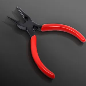 Profi 13cm Schmuckzange mit rotem Griff für DIY Bastelarbeiten und präzise Reparaturen