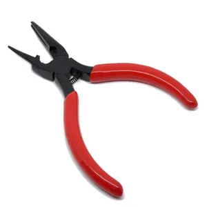 13cm Spitzzange mit rotem Griff und Feder für Schmuckherstellung und DIY-Projekte