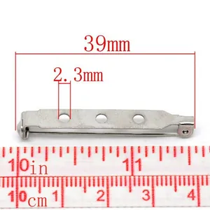 Spilla di sicurezza 39 mm con 3 fori e metro a nastro per accessori per gioielli fai-da-te