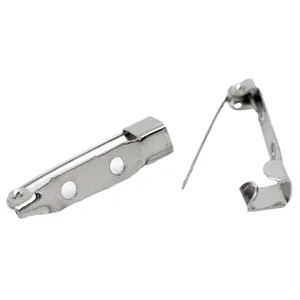 Spille da balia argento per spille con base a 3 fori per creazione di gioielli