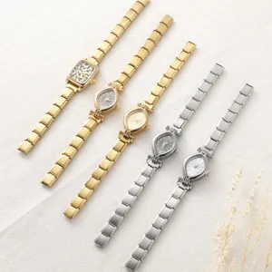 Assorted vintage quartz watches with modular link straps and elegant oval dials