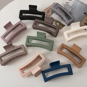 Grande Pinza per Capelli Opaca Minimalista Geometrica Rettangolare Antiscivolo per Donna Accessori per lo Styling dei Capelli