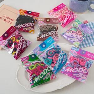 Baby Hair Ties High Elastic Seamless Towel Loop Hair Ropes Small Colorful No Damage Durable Ponytail Holders For Toddler Girls Kids Hair Accessories