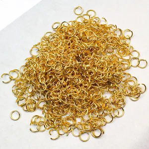 Offene Binderinge in Gold für DIY-Schmuckherstellung und Verbindungszubehör