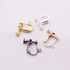 Convertitori per orecchini a vite in oro argento oro rosa e canna di fucile per fai da te