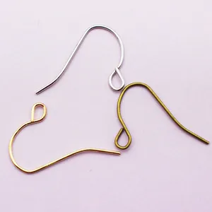 DIY jewelry earring hooks in gold, silver and bronze finishes for handcrafted jewelry