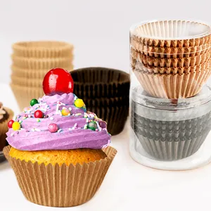 Χάρτινες Θήκες Cupcake Από Λαδόκολλα Θήκες Για Μάφιν Ανθεκτικές Στη Θερμότητα Περιτυλίγματα Κέικ Για Αρτοποιείο Γάμο Πάρτι Εργαλεία Ζαχαροπλαστικής