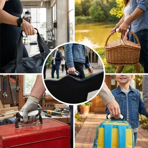 Universal padded luggage handle wrap with velcro closure for travel bags and suitcases