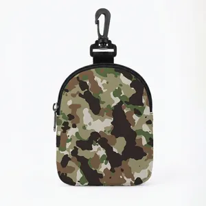 Camouflage hondentrainingstasje met riemclip voor traktaties tijdens wandelen en reizen