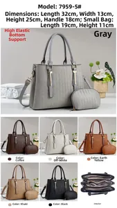 Detailed internal structure and multi-color view of woven texture tote bag with dimensions
