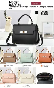 Detailed multi-compartment interior and dimensions of the leather crossbody square bag