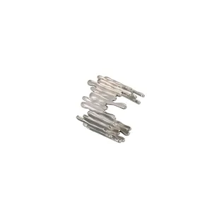 Detailed view of silver stainless steel ring with irregular lava liquid metal texture