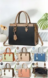 Detail view of multicolored tote bag showing 30x12x21cm dimensions and 6 color options