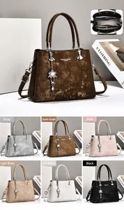 Detailed grid showing seven color options for the high-capacity women's tote shoulder bag