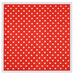 Elegante foulard in seta 60x60cm viola a pois con finitura liscia per donna chic