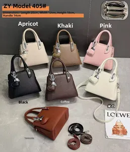 Multi-color collection of lychee texture bucket bags with heart charm and metal ring handles
