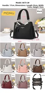 Detailed size guide for minimalist leather handbag showing 25x12x19cm dimensions