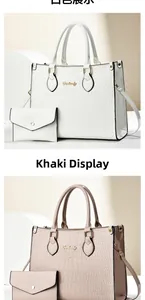 Detailed macro view of crocodile pattern tote bag with matching envelope wallet and gold hardware