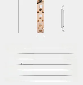 Tableau de spécifications détaillé de la montre à quartz minimaliste avec bracelet en alliage