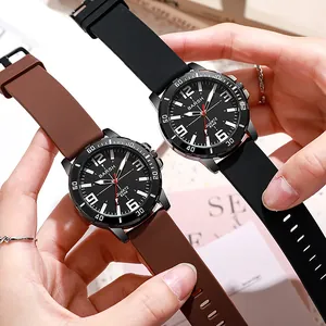 Close-up of BARSH 8248 sports watches with large digital dials and silicone straps