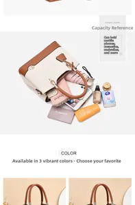 Top view of contrast color tote bag with geometric print showing large capacity interior
