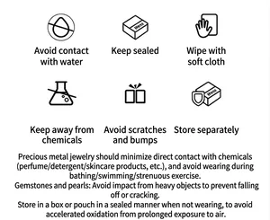 Detailed care instructions for titanium steel jewelry and gemstone preservation guide