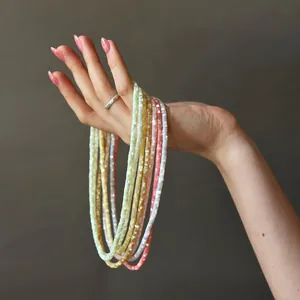 Collana Choker in Perline di Conchiglia Naturale per Donna Placcata in Oro 18K Acciaio Inossidabile Gioielli Minimalisti Regalo