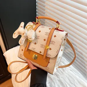 Women's Fashion Nylon Mini Backpack With Letter Print Large Capacity Cute School Travel Daily Commute Small Handbag Purse
