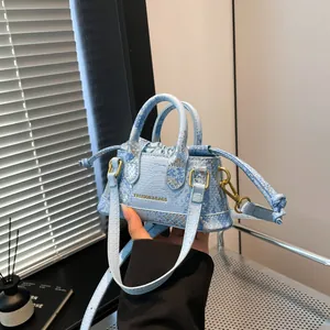 Damen Mode Mini Schlangenmuster PU Leder Eimertasche Minimalistisch Kordelzug Umhängetasche Schultertasche Handtasche