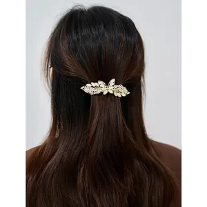 Eleganter Schmetterling Federclip Aus Legierung Mit Katzenaugensteinen Strass Mode Haarschmuck Für Damen Alltag Party