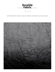 Close-up of black soft leather texture showing wear-resistant and flexible material details