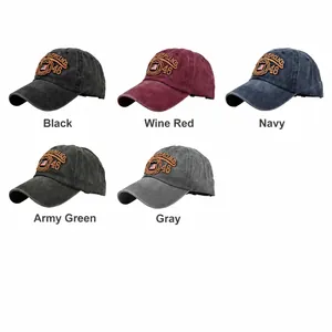 Vintage USA flag embroidery baseball caps in black wine navy green and gray options