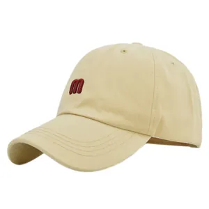 Casquette de Baseball Décontractée en Coton Avec Broderie Lettre M Ajustable Bord Incurvé Chapeau de Soleil Pour Hommes Femmes Streetwear