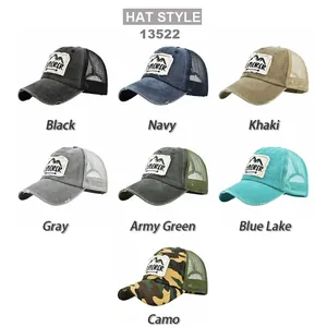 Cappellino trucker in rete con ricamo Explorer disponibile in sette colori diversi