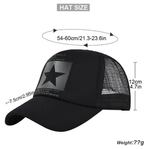 Guide des tailles pour casquette trucker étoile avec tour de tête de 54-60cm