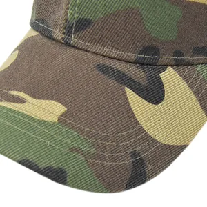 Casquette de baseball camouflage jungle avec maille respirante et visière renforcée