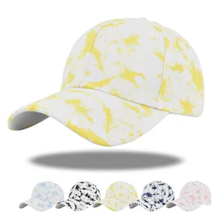 Tie Dye Baseball Cap Cotton Adjustable Unisex Sun Hat For Men Women Casual Outdoor Streetwear Sport Headwear