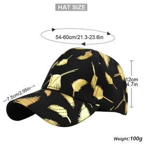 Detailed sizing chart for Route 66 baseball cap with head circumference and weight info