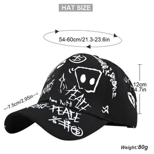 Diagramme détaillé de la casquette Route 66 avec mesures et spécifications de taille