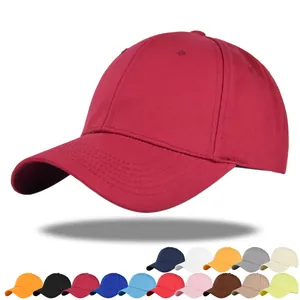 Classic Solid Color Cotton Baseball Cap For Men Women Adjustable Sun Protection Outdoor Casual Sport Duck Tongue Hat
