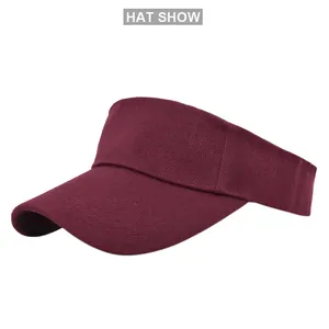 Detailed view of burgundy half-top baseball cap featuring durable cotton twill and neat stitching