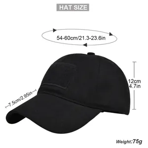 Größentabelle für Route 66 Baseballkappe mit Kopfumfang 54-60cm und Abmessungen