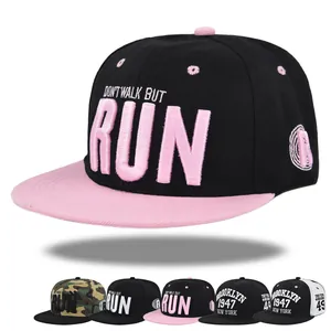 Retro Route 66 Snapback Καπέλο 3D Κέντημα Brooklyn New York Καπέλο Μπέιζμπολ Ρυθμιζόμενο Hip Hop Streetwear Επίπεδο Γείσο