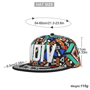 Guida dettagliata alle taglie per cappellino ricamato 3D con misure e circonferenza 54-60cm